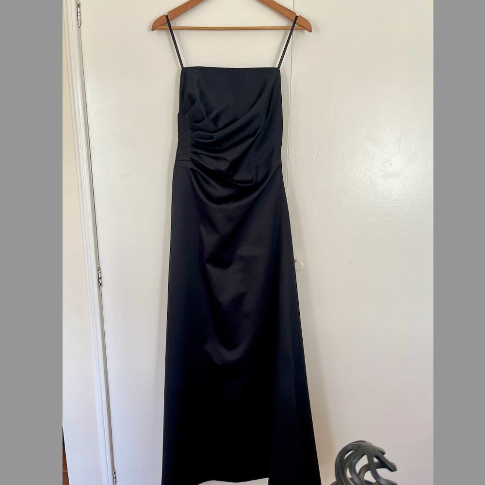Black Strapless Gown By Aqua Dress